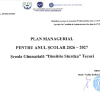 Plan managerial pentru anul școlar 2026-2027