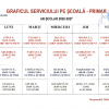 Graficul serviciului pe școală, an școlar 2026-2027 (primar + gimnazial)